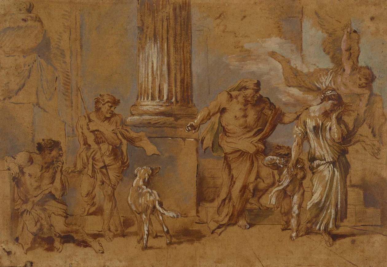 L'espulsione di Agar - J. Paul Getty Museum, Los Angeles